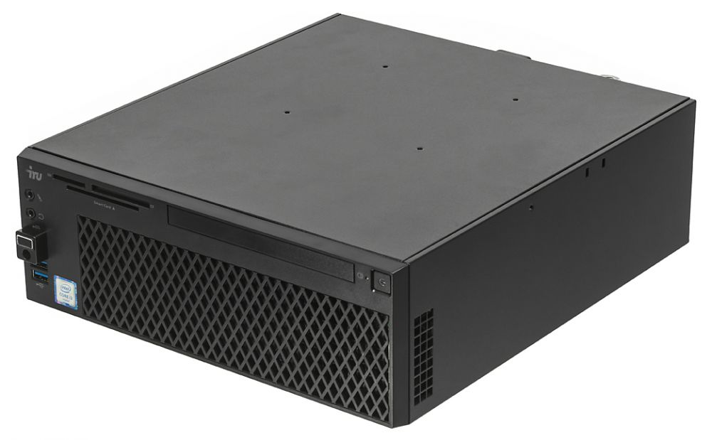 ПК IRU Office 313 USFF i3 7100 (3.9)/4Gb/500Gb 7.2k/HDG630/Free DOS/GbitEth/250W/черный