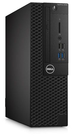 ПК Dell Optiplex 3050 SFF i3 6100 (3.7)/4Gb/500Gb 7.2k/HDG530/DVDRW/Linux/Eth/180W/клавиатура/мышь/черный