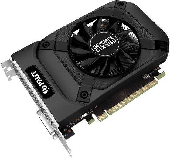 Видеокарта Palit PCI-E PA-GTX1050 StormX 3G nVidia GeForce GTX 1050 3072Mb 96bit GDDR5 1392/7000 DVIx1/HDMIx1/DPx1/HDCP Ret