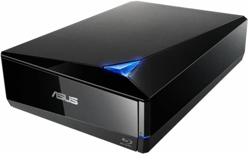 Привод Blu-Ray RE Asus BW-16D1H-U PRO/BLK/G/AS черный USB3.0 внешний RTL