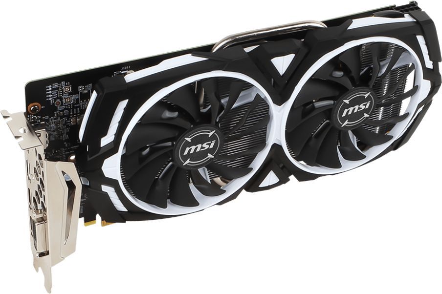 Видеокарта MSI PCI-E GTX 1060 ARMOR 3G V1 nVidia GeForce GTX 1060 3072Mb 192bit GDDR5 1506/8008 DVIx1/HDMIx2/DPx2/HDCP Ret