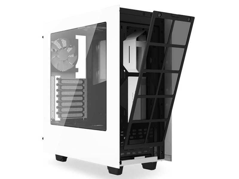 Корпус NZXT S340 белый без БП ATX 3x120mm 3x140mm 2xUSB3.0 audio bott PSU