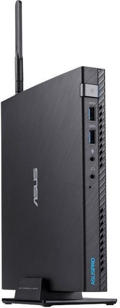 Неттоп Asus E520-B3182Z slim i3 7100T (3.4)/4Gb/1Tb 5.4k/HDG630/Windows 10 Single Language 64/GbitEth/WiFi/BT/65W/черный