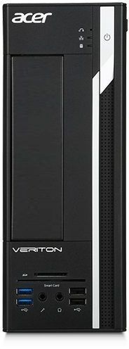 ПК Acer Veriton X2640G SFF i3 6100 (3.7)/4Gb/500Gb 7.2k/HDG530/Windows 10 Professional 64/GbitEth/220W/клавиатура/мышь/черный