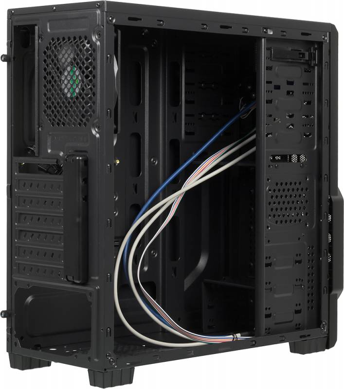 Корпус Aerocool VS-1 черный без БП ATX 2x120mm 2xUSB2.0 1xUSB3.0 audio bott PSU