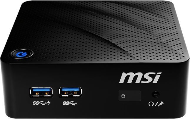 Неттоп MSI Cubi N 8GL-033XRU slim PS N5000 (1.1)/4Gb/SSD256Gb/UHDG 605/noOS/GbitEth/WiFi/BT/черный