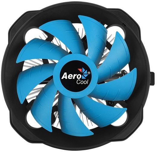 Устройство охлаждения(кулер) Aerocool BAS AUG Soc-FM2+/AM2+/AM3+/AM4/1150/1151/1155/ 4-pin 15-26dB Al+Cu 125W 361gr Ret