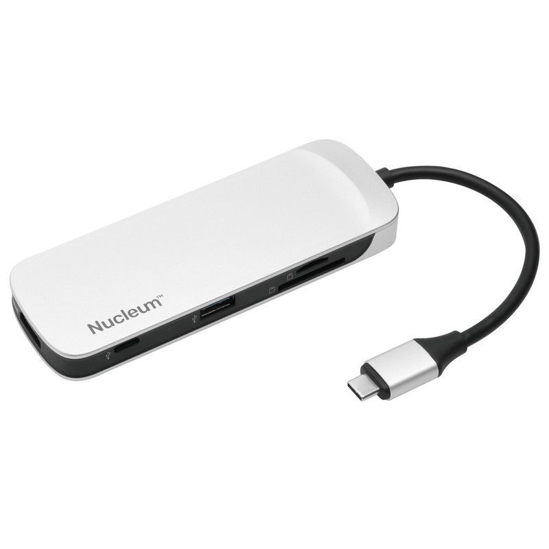 Устройство чтения карт памяти USB3.0 Kingston Nucleum серебристый