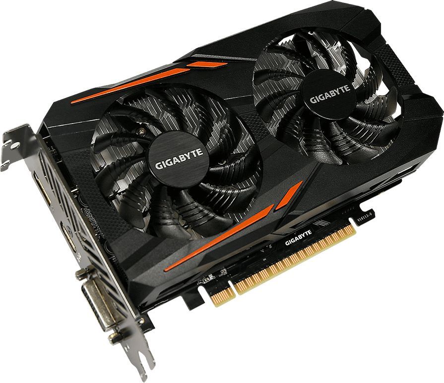 Видеокарта Gigabyte PCI-E GV-N1050OC-3GD nVidia GeForce GTX 1050 3072Mb 96bit GDDR5 1442/7008 DVIx1/HDMIx1/DPx1/HDCP Ret