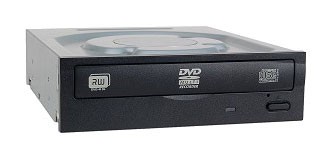 Привод DVD-RW Lite-On IHAS124-04/-14 черный SATA внутренний oem