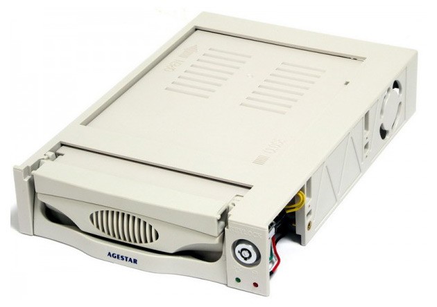 Сменный бокс для HDD AgeStar MR3-SATA (k)-F SATA пластик стандартный 3.5"