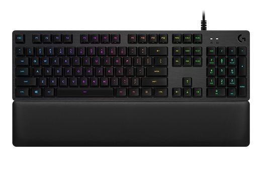Клавиатура Logitech G513 Tactile Carbon механическая черный USB Multimedia LED (подставка для запястий)