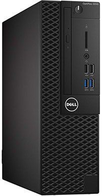 ПК Dell Optiplex 3050 SFF i5 6500 (3.2)/4Gb/500Gb 7.2k/HDG530/DVDRW/Windows 10 Professional/Eth/180W/клавиатура/мышь/черный
