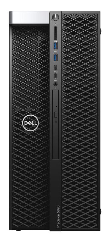 ПК Dell Precision T5820 MT Xeon W-2123 (3.6)/32Gb/SSD512Gb/DVDRW/Linux/GbitEth/950W/клавиатура/мышь/черный