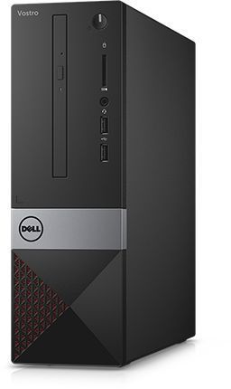 ПК Dell Vostro 3268 SFF i5 7400 (3)/4Gb/1Tb 7.2k/HDG630/DVDRW/CR/Linux/GbitEth/WiFi/BT/клавиатура/мышь/черный