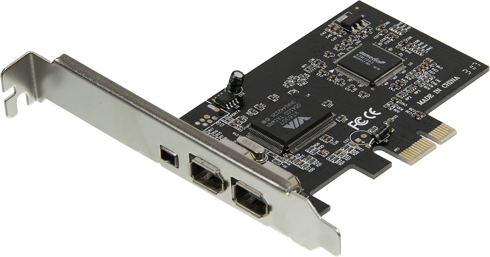 Контроллер PCI-E VIA6307 1xIEEE1394(4p) 2xIEEE1394(6p) Ret