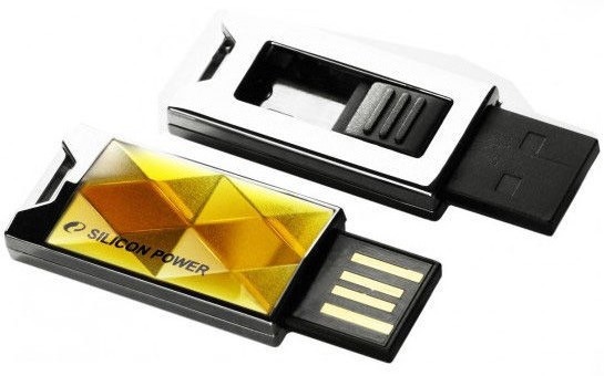 Флеш Диск Silicon Power 32Gb Touch 850 SP032GBUF2850V1T USB2.0 серебристый
