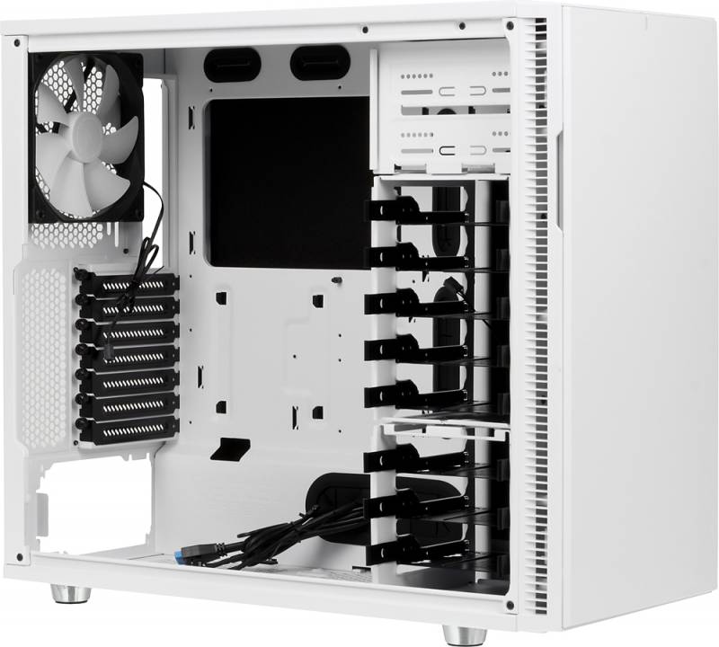 Корпус Fractal Design Define R5 белый без БП ATX 7x120mm 7x140mm 2xUSB2.0 2xUSB3.0 audio front door bott PSU