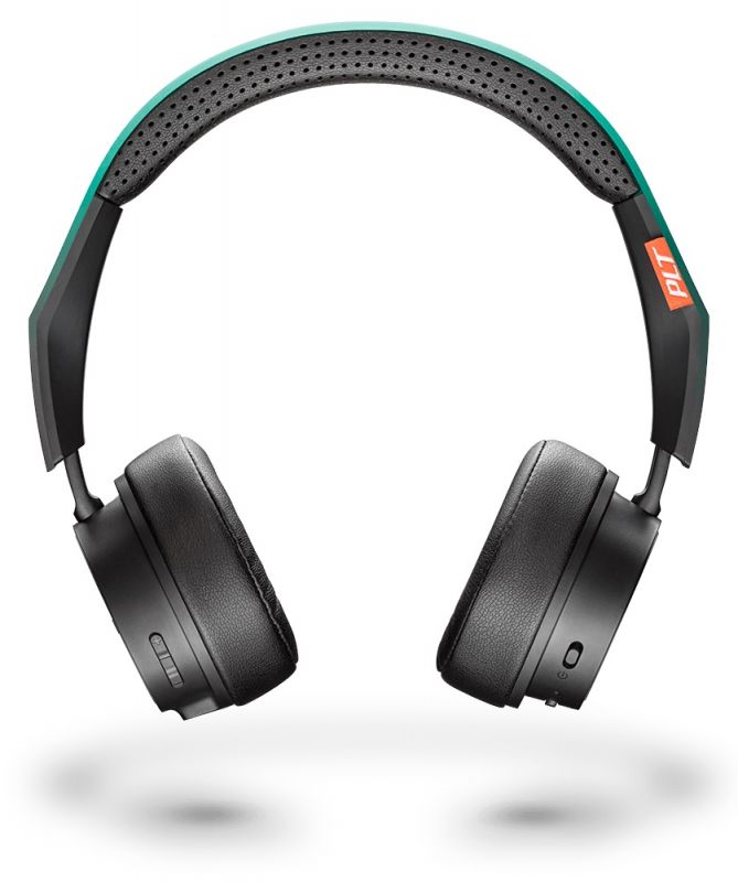 Гарнитура накладные Plantronics BackBeat Fit 500 черный/зеленый беспроводные bluetooth (оголовье)
