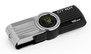 Флеш Диск Kingston 16Gb DataTraveler 101 G2 DT101G2/16GB USB2.0 черный