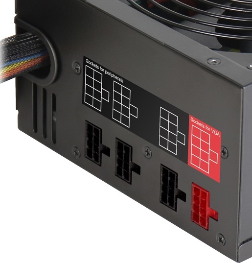 Блок питания Aerocool ATX 650W KCAS-650M 80+ bronze (24+4+4pin) APFC 120mm fan 7xSATA Cab Manag RTL