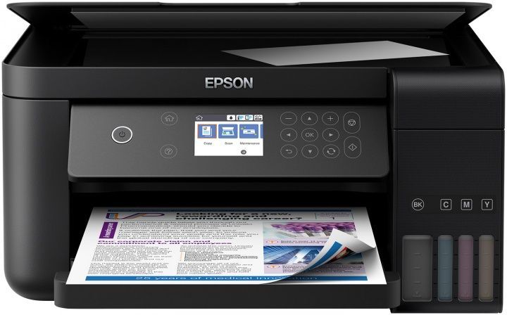 МФУ струйный Epson L6160 (C11CG21404) A4 Duplex Net WiFi USB RJ-45 черный