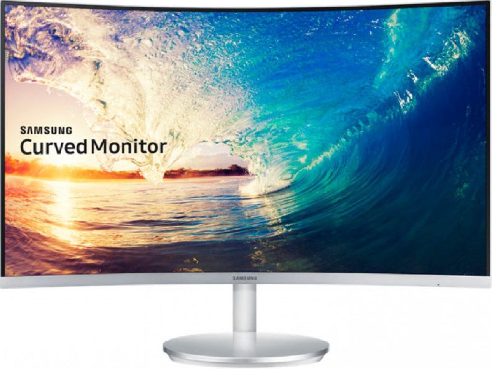 Монитор Samsung 27" C27F591FDI белый VA LED 16:9 HDMI M/M матовая 3000:1 250cd 178гр/178гр 1920x1080 D-Sub DisplayPort FHD 4.4кг